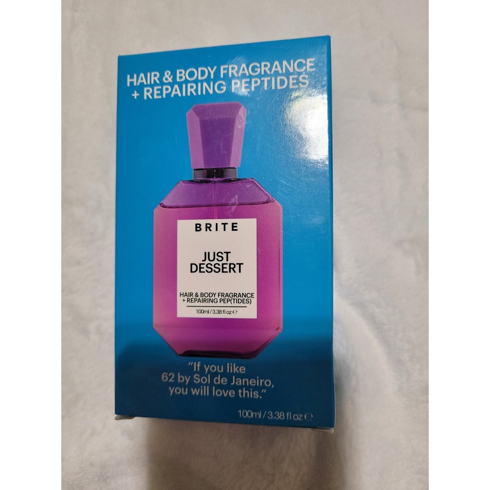 BRITE Just Dessert Fragrance Women 100ml Purple New Pistachio Caramel Peptide